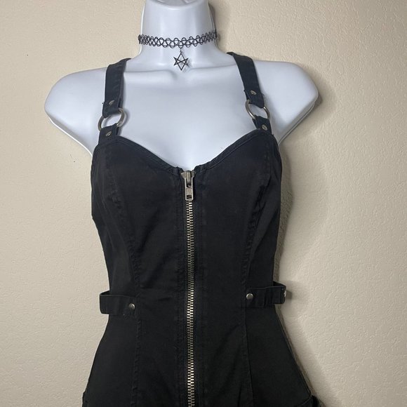 ๐SOLD๐ lip service vintage 90s institutionalized bondage mini dress - Picture 4 of 5